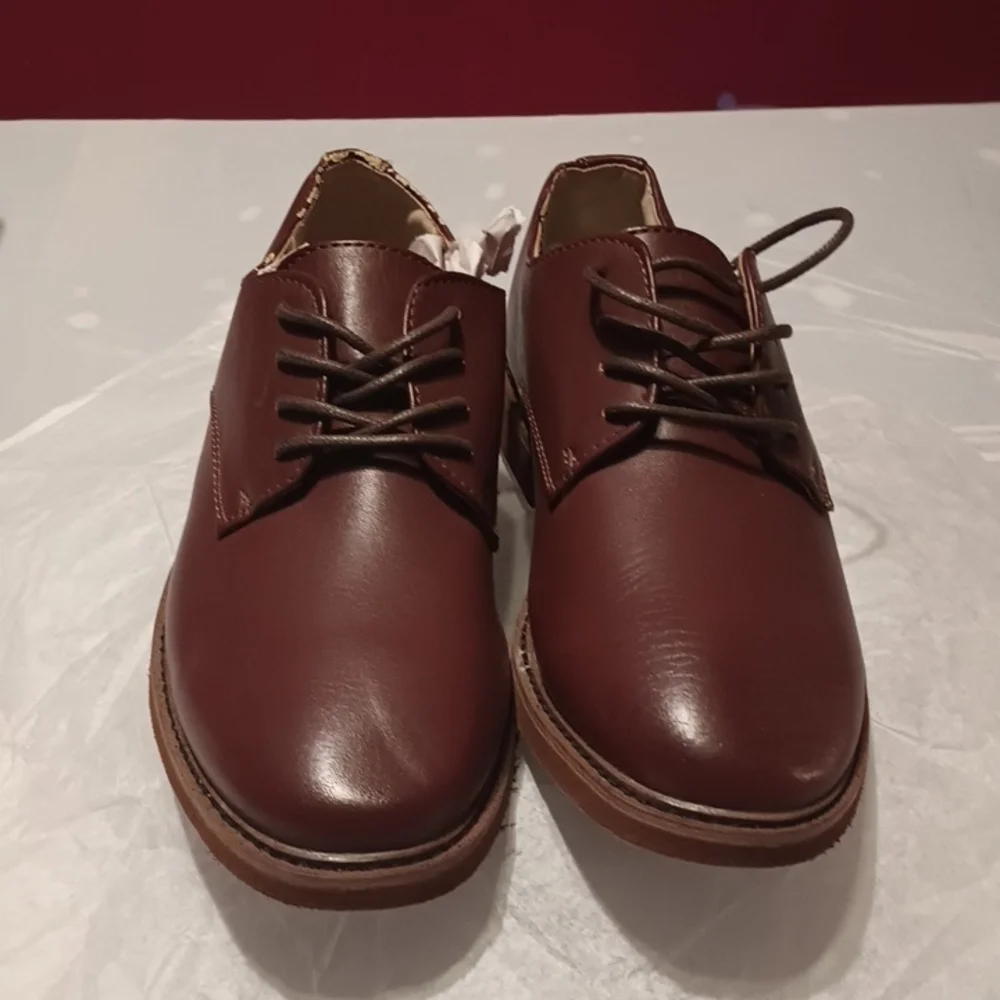 Deer Stags Denny Boys Rich Brown Oxfords